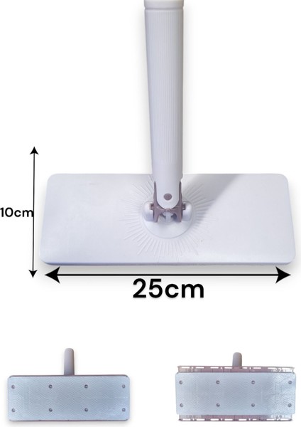 Açılır kapanır ağızlı, kolay kullanımlı temizlik mop seti, açık mor renkli, pratik kullanım modelleri