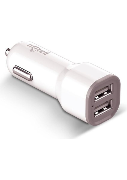 Mytel Universal Universal My-A5 USB Baslik 2 Usb'li 2100 Mah Araç Sarji