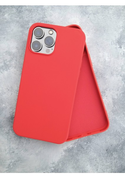 Apple iPhone 13 Promax 6.7 Uyumlu Lansman Içi Kadife Silikon