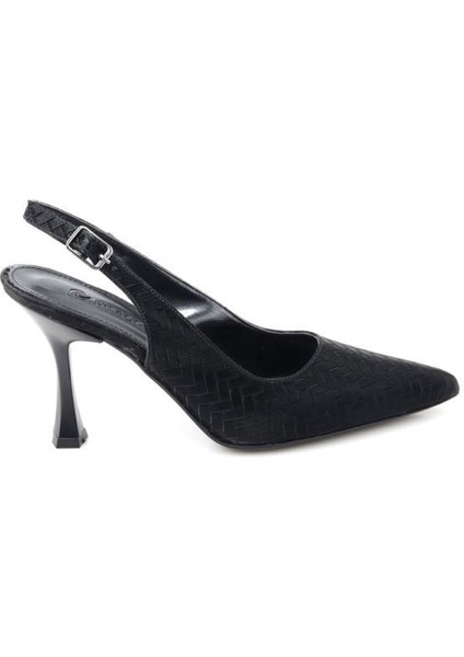 PS-32650 8,5 cm Topuklu Kadın Arkası Açık Stiletto Ayakkabı fiyatları