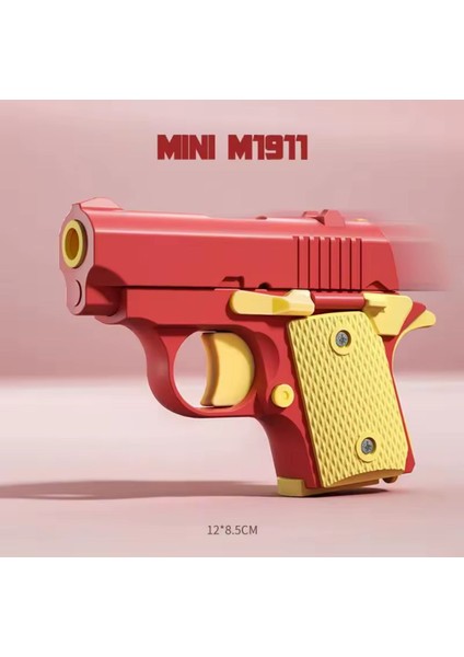 Mini Otomotik Sürgülü Pat Pat Silah Mermisiz Oyuncak