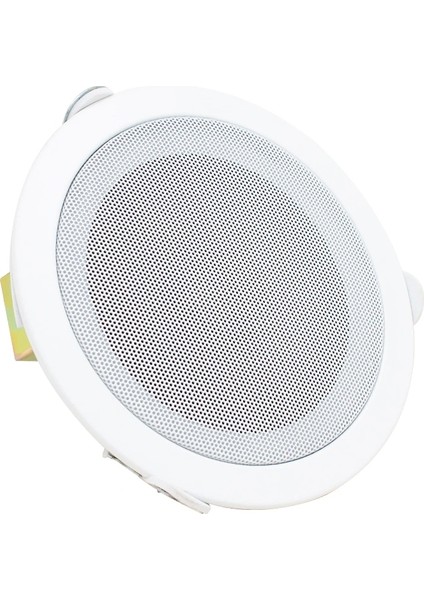 18 cm 6 Watt Beyaz Trafolu Metal Kasa Alçıpan Hoparlör (Delik Çapı 15 Cm)