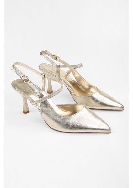 Kadın Nella Altın Parlak Stiletto fiyatları