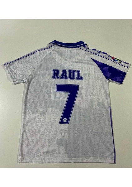 Dayıbalı Raul Beyaz Kısa Kol Retro Forma Nostalji