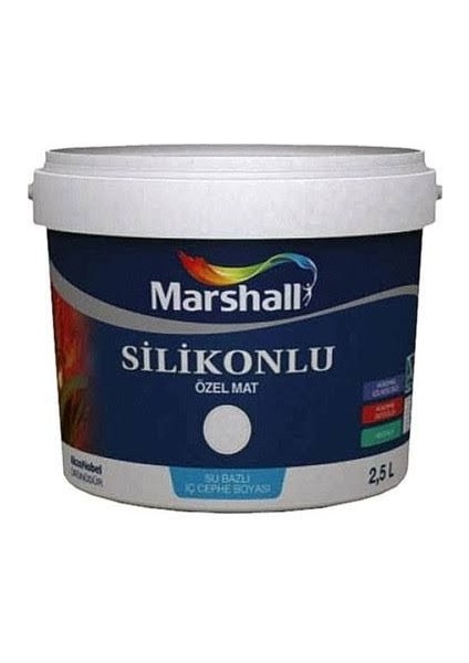 Silikonlu Özel Mat Iç Cephe Boyası 2,5 Lt