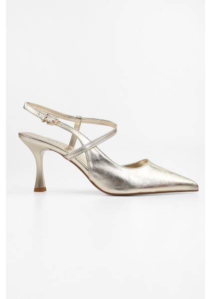 Kadın Nella Altın Parlak Stiletto modelleri