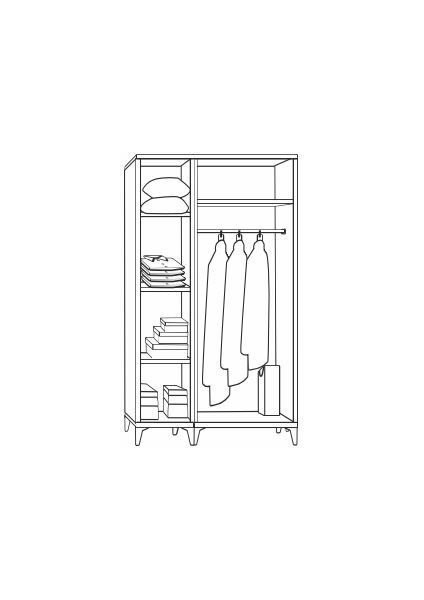 Delüx 3 Kapılı Aynasız Çam Dolap fiyatları