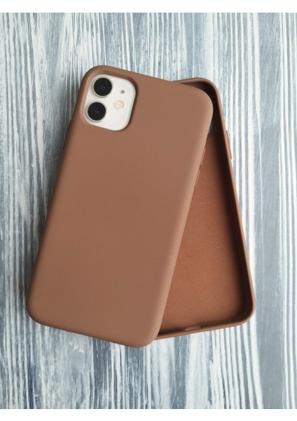 İphone 11 İle Uyumlu Lansman İçi Kadife Esnek Silikon Kılıf