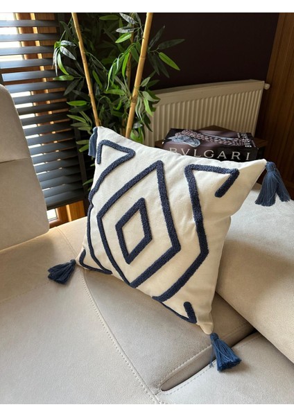 Premium | Punch Işlemeli 4’lü Kırlent Takımı – 40X40 cm | Polyester Kılıf + %100 Pamuk Iç Dolgu fiyatları