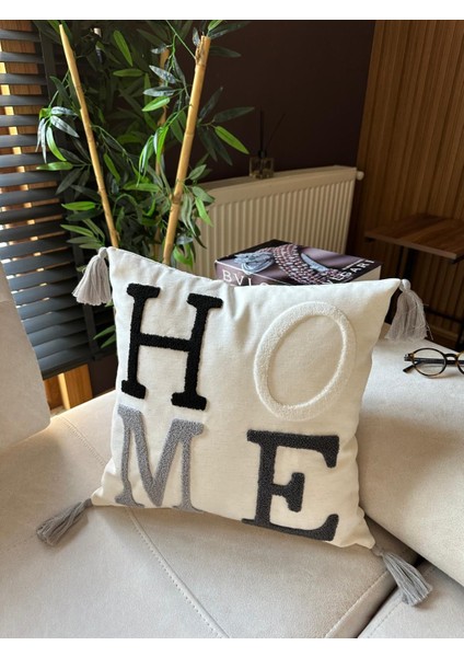 Premium | Punch Işlemeli 4’lü Kırlent Takımı – 40X40 cm | Polyester Kılıf + %100 Pamuk Iç Dolgu modelleri