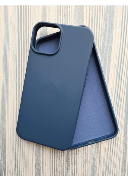 İphone 14 İle Uyumlu İçi Kadife Esnek Silikon Lansman Kılıf