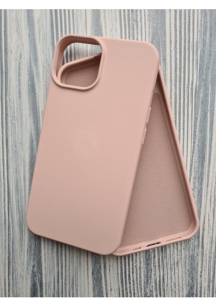 İphone 14 İle Uyumlu İçi Kadife Esnek Silikon Lansman Kılıf