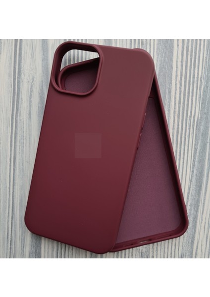 İphone 14 Plus İle Uyumlu İçi Kadife Esnek Silikon Lansman Kılıf