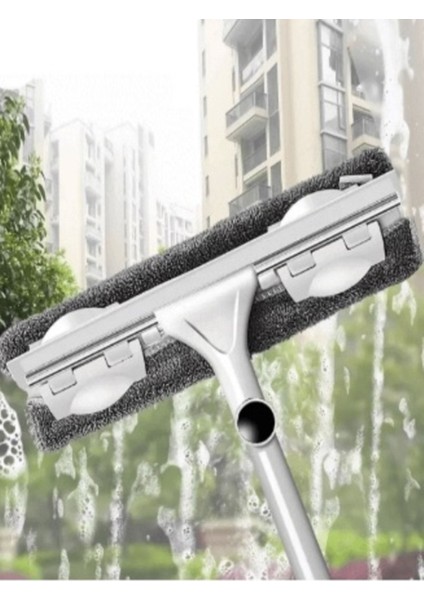 Çift Taraflı Cam Silme Aparatı Seti, Pratik ve Kullanışlı Temizlik Aracı