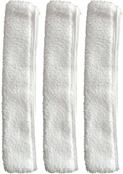 Cam peluş mop yedek seti 35 cm, 3'lü, pratik temizlik sağlar.