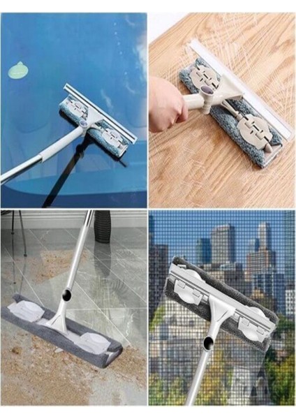 Çift Taraflı Cam Silme Aparatı Seti, Pratik ve Kullanışlı Temizlik Aracı modelleri