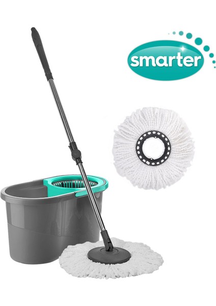 Pratik Mikrofiber Otomatik Temizlik Seti, Hızlı ve Kolay Kullanım, Yedekli, TR Menşei