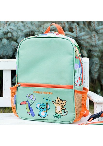 Çocuk Sırt Çantası ve Isı Yalıtımlı Beslenme Çantası Seti Jungle Friends fırsatları