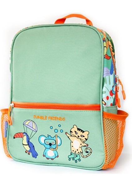 Çocuk Sırt Çantası ve Isı Yalıtımlı Beslenme Çantası Seti Jungle Friends indirimleri