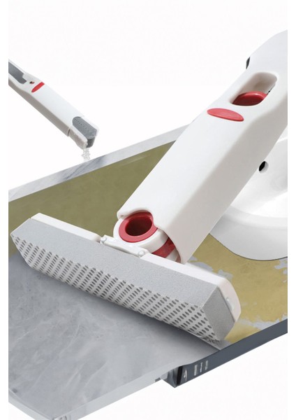 Mini taşınabilir tezgah temizleme seti, portatif lavabo ve cam silme çekpası, beyaz, 45x70