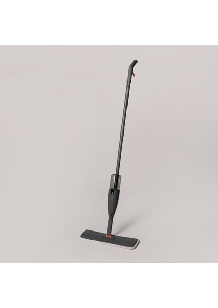 Sprey Mop ve Mikrofiber Bez Seti, Antrasit, 127 cm, Temizlik Kolaylığı, Set