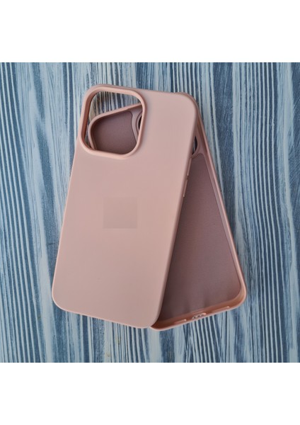 Apple iPhone 15 Pro Max (6.7) Uyumlu Lansman Içi Kadife Silikon Kılıf