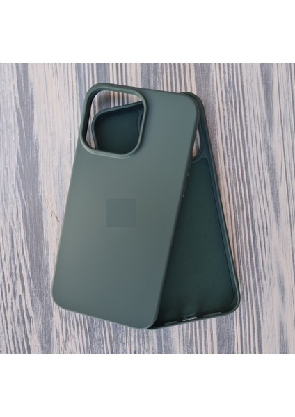 Apple iPhone 15 Pro Max (6.7) Uyumlu Lansman Içi Kadife Silikon Kılıf