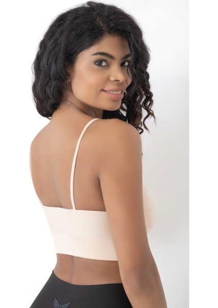 Önü Çapraz Detaylı Spor Crop Büstiyer 5800 Ten fiyatları