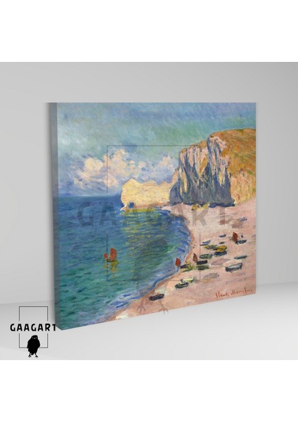 Kare Kanvas Ünlü Ressamlar Monet The Beach And The Falaise D’amont fiyatları