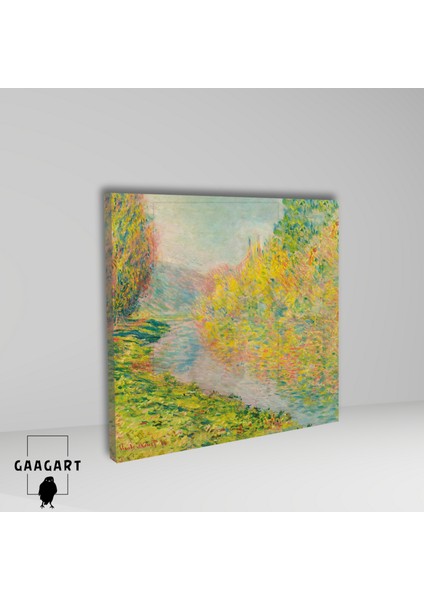 Kare Kanvas Ünlü Ressamlar Monet-Automne À Jeufosse (1884) fiyatları