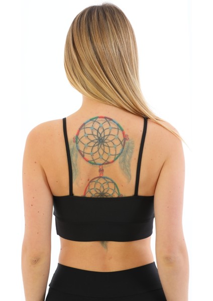Önü Çapraz Detaylı Spor Crop Büstiyer 5800 Siyah fiyatları