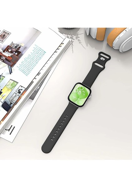 Huawei Watch Fit 4 Pro / Fit 4 / Fit 3 Uyumlu Ince Slim Silikon Akıllı Saat Kordon indirimleri