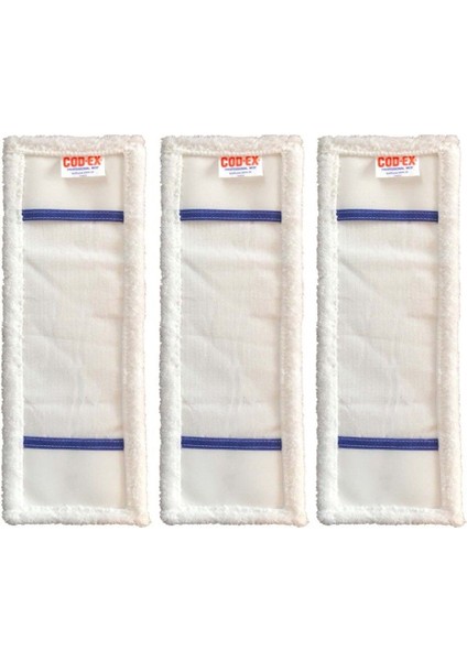 Cod- Ex Yedek Duvar Mop Seti 40 cm 3'lü Paket Temizlik Aracı