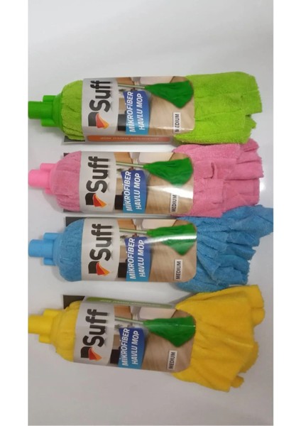 1 Adet Mikrofiber Medium Orta Boy Havlu Mop ,yedek Mop