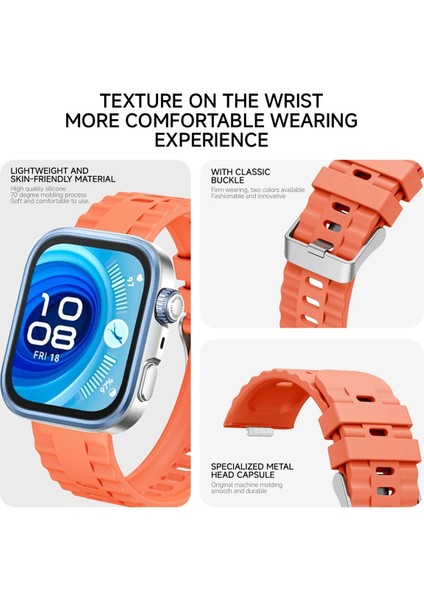 Huawei Watch Fit 3 / Fit 4 / Fit 4 Pro Uyumlu Silikon Akıllı Saat Kordon fiyatları