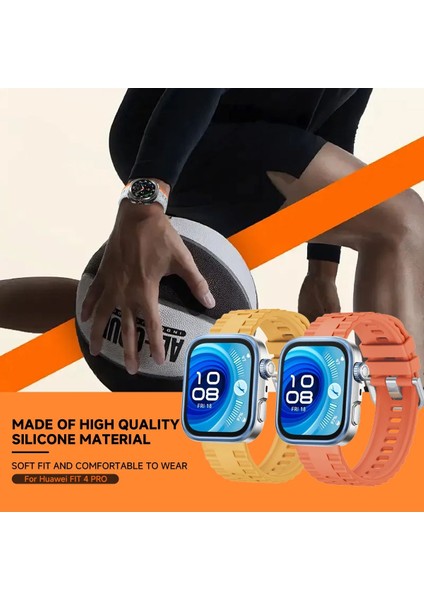 Huawei Watch Fit 3 / Fit 4 / Fit 4 Pro Uyumlu Silikon Akıllı Saat Kordon modelleri