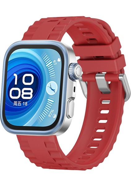 Huawei Watch Fit 3 / Fit 4 / Fit 4 Pro Uyumlu Silikon Akıllı Saat Kordon