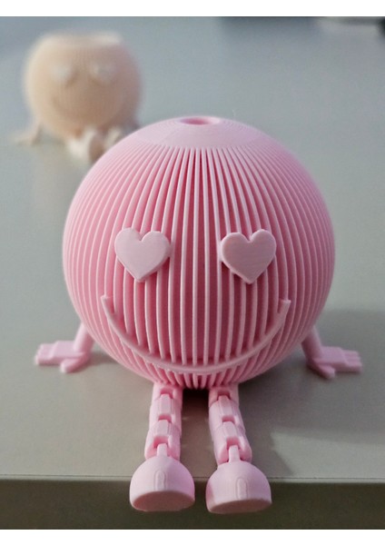 DEKORATİF GÜLEN YÜZ BİBLO DMRZ HOME AÇIK PEMBE RENK