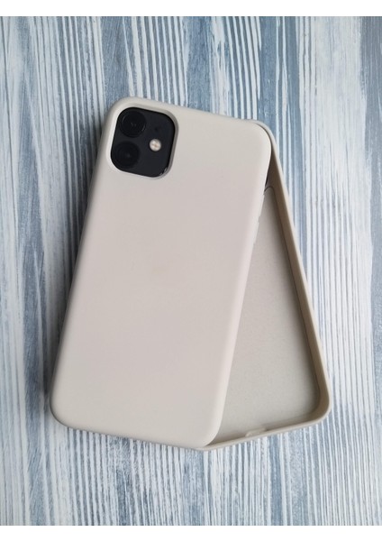 İphone 11 İle Uyumlu Lansman İçi Kadife Esnek Silikon Kılıf
