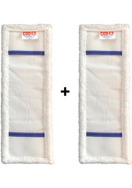 Cod- Ex Yedek duvar mop seti 40 cm, 2 adet, pratik temizlik için ideal, ve dayanıklı