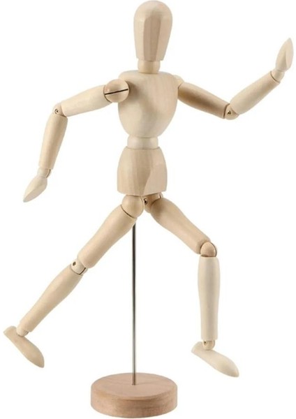 Eskiz Mankeni Ahşap Model 15 cm Manken Modelling