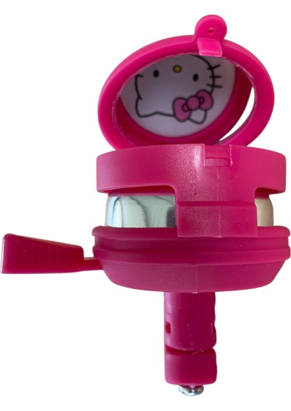 Çocuk Bisikleti Hello Kitty Aynalı Zil - Pembe