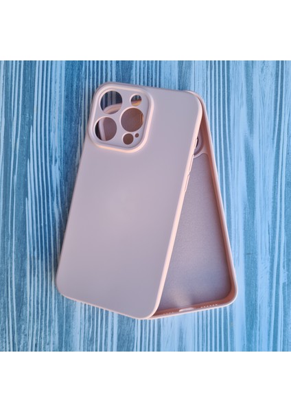 İphone 15 Pro İle Uyumlu Kamera Korumalı İçi Kadife Esnek Silikon Lansman Kılıf
