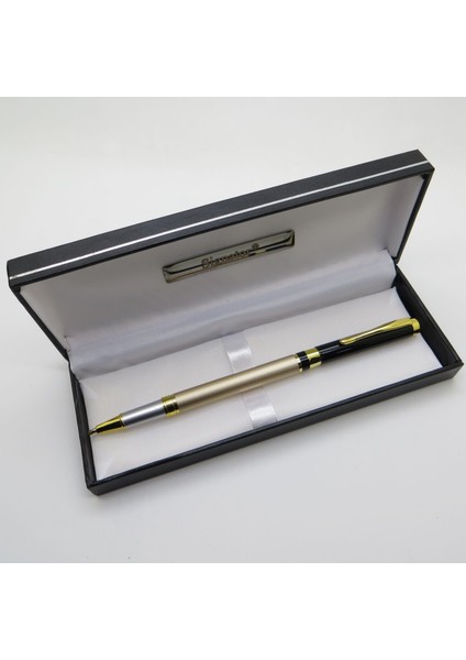Signator® M592 Slim Gold Siyah Roller Kalem | Isme Özel Kalem | Hediyelik Kalem fiyatları