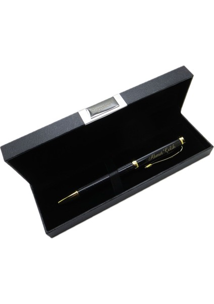 Signator® M545 Lake Siyah Altın Tükenmez Kalem | Isme Özel Kalem | Hediyelik Kalem