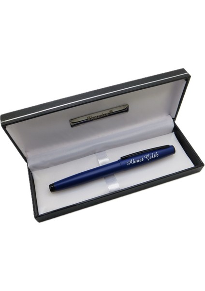 Signator® M587 Mat Lacivert Roller Kalem | Isme Özel Kalem | Hediyelik Kalem