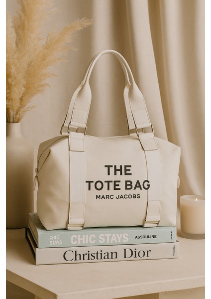 Kadın Beyaz Spor Tote Çanta - The Tote Bag Model fiyatları