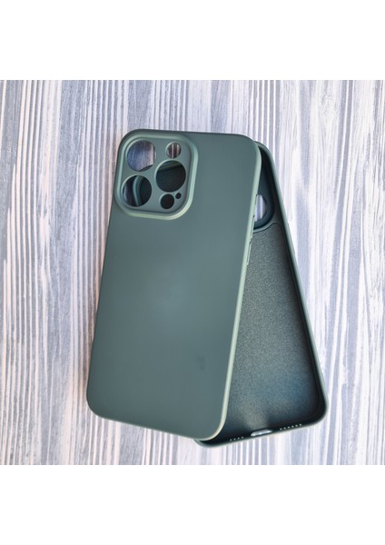 İphone 15 ProMax İle Uyumlu Kamera Korumalı İçi Kadife Esnek Silikon Lansman Kılıf