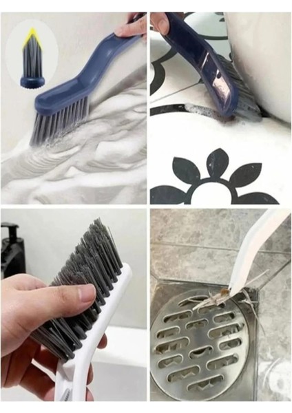 28 cm Cımbızlı Temizlik Fırçası Seti, Derz, Zemin, Banyo, Fayans, Mutfak, Köşe, Oluk modelleri