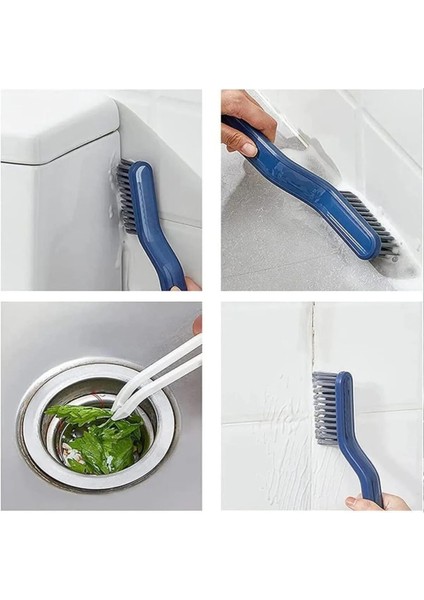 28 cm Cımbızlı Temizlik Fırçası Seti, Derz, Zemin, Banyo, Fayans, Mutfak, Köşe, Oluk